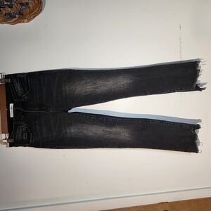 Flying Monkey Black Ankle Cropped Jeans